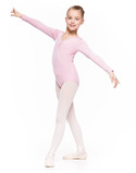 MIRTA – body baletowe dziecięce różowe