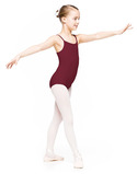 ODYLIA - body gimnastyczne dla dzieci bordowe