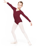MIRTA - body gimnastyczne dla dzieci bordowe