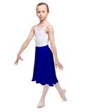 MADGE– spódniczka tuniczka do tańca dziecięca chabrowa