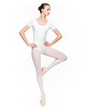 CARMEN – body baletowe damskie białe