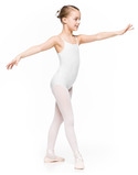 ODYLIA – body baletowe dziecięce białe